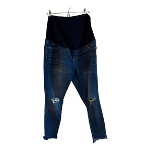 Isabel Maternity by Ingrid & Isabel jean skinny jeans with an over-belly panel